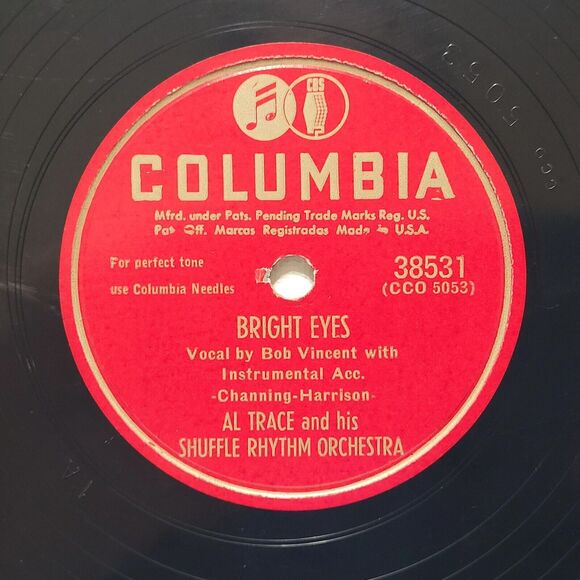Al Trace 78 RRPM - Swing Your Partner Polka / Bright Eyes - Columbia V+ Jazz - Picture 1 of 2